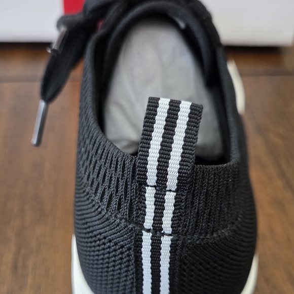New Propet Kenna Knit Lace-Up Sneakers Women's Shoes in Black-Size 10 X(2E) - Picture 4 of 15